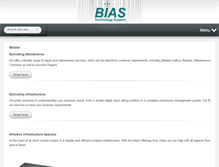 Tablet Screenshot of biastechnology.com